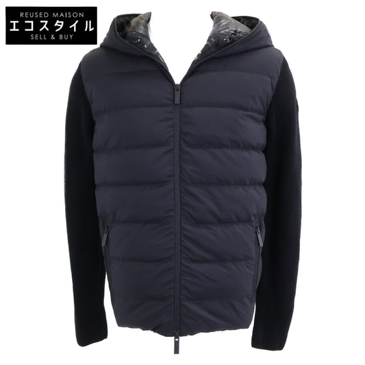 MONCLER モンクレール 美品 CARDIGAN TRICOT ニット切り替え ダウンジャケット ジャケット