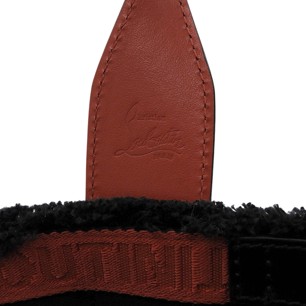 CHRISTIAN LOUBOUTIN クリスチャンルブタン 新品同様 フランジバススモール 2WAYトートバッグ レディース 3215121 ブラック トートバッグ