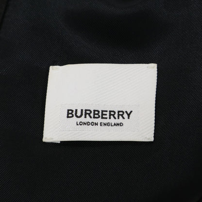BURBERRY Front Button Leather Piping Sleeveless Dress