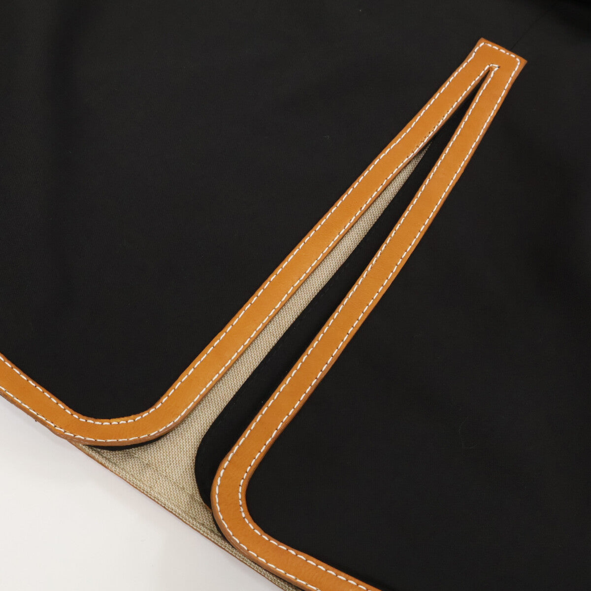 BURBERRY Front Button Leather Piping Sleeveless Dress