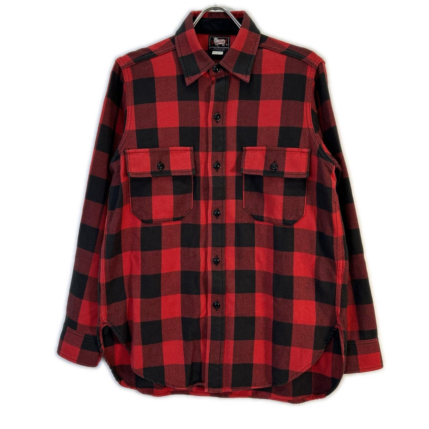 WOOLRICH 沃利奇 WOSI0080K 红色 长袖经典法兰绒衬衫 上衣