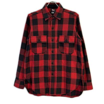 WOOLRICH 沃利奇 WOSI0080K 红色 长袖经典法兰绒衬衫 上衣