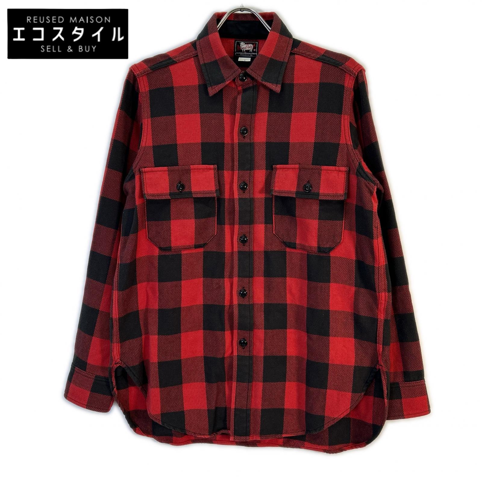 WOOLRICH 沃利奇 WOSI0080K 红色 长袖经典法兰绒衬衫 上衣