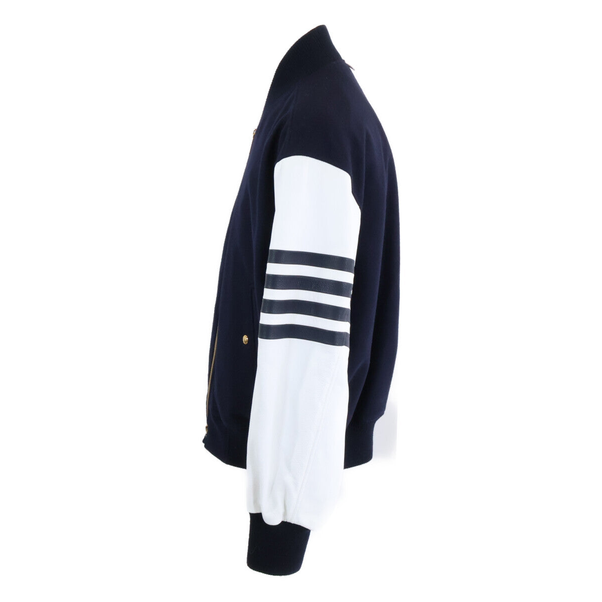 THOM BROWNE トムブラウン 新品同様 国内正規 MJO161X-05507-415 メルトンウール 4BAR オーバーサイズ ブルゾンジャケット ジャケット