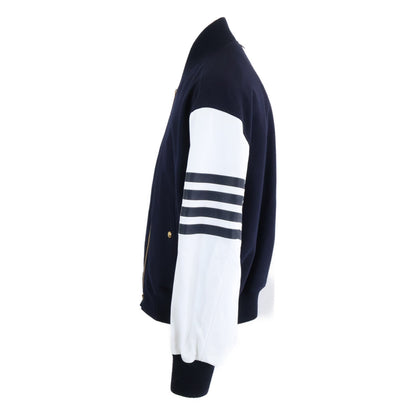 THOM BROWNE トムブラウン 新品同様 国内正規 MJO161X-05507-415 メルトンウール 4BAR オーバーサイズ ブルゾンジャケット ジャケット