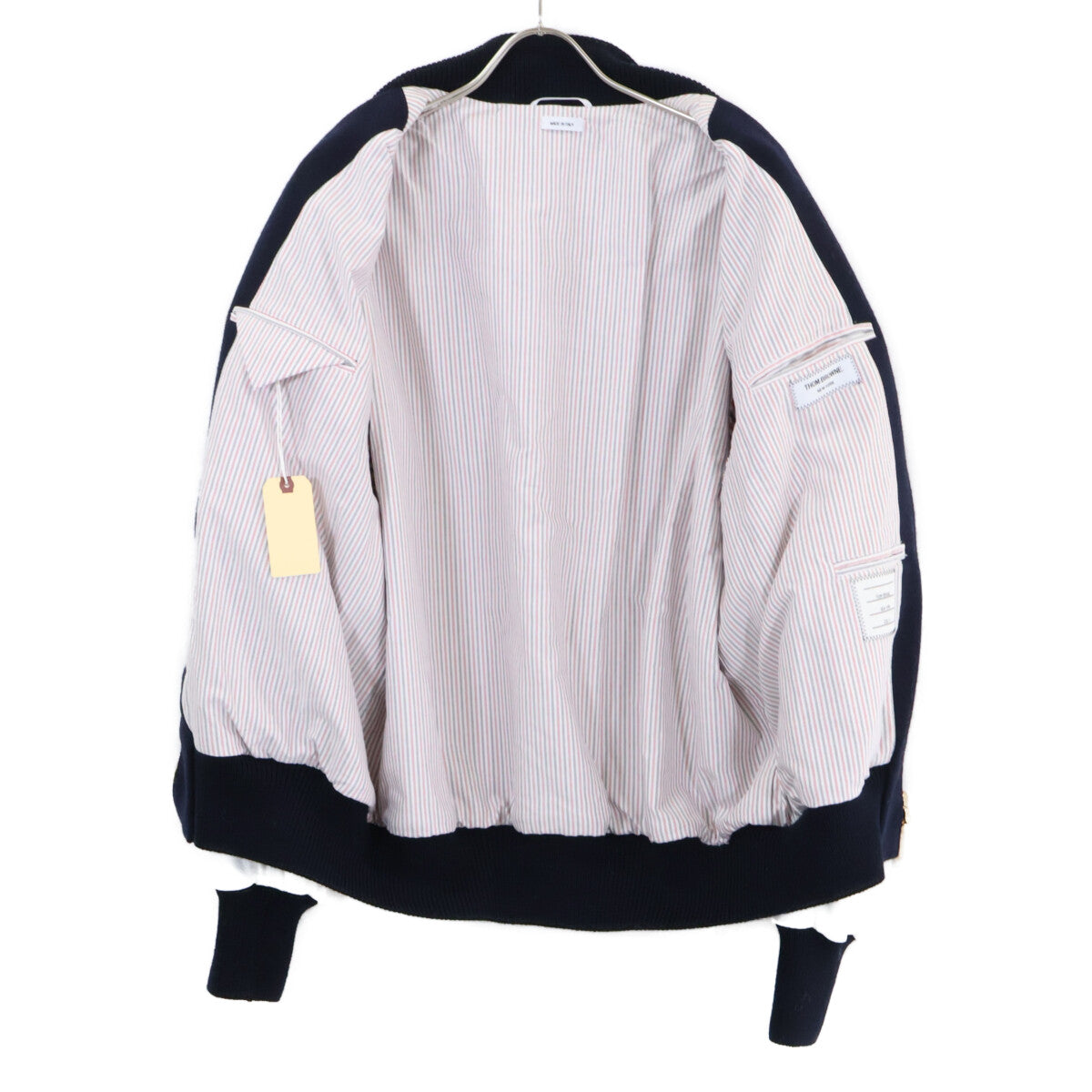 THOM BROWNE トムブラウン 新品同様 国内正規 MJO161X-05507-415 メルトンウール 4BAR オーバーサイズ ブルゾンジャケット ジャケット