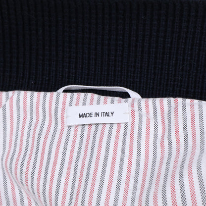 THOM BROWNE トムブラウン 新品同様 国内正規 MJO161X-05507-415 ﾒﾙﾄﾝｳｰﾙ 4BAR ｵｰﾊﾞｰｻｲｽﾞ ﾌﾞﾙｿﾞﾝｼﾞｬｹｯﾄ ジャケット メンズ