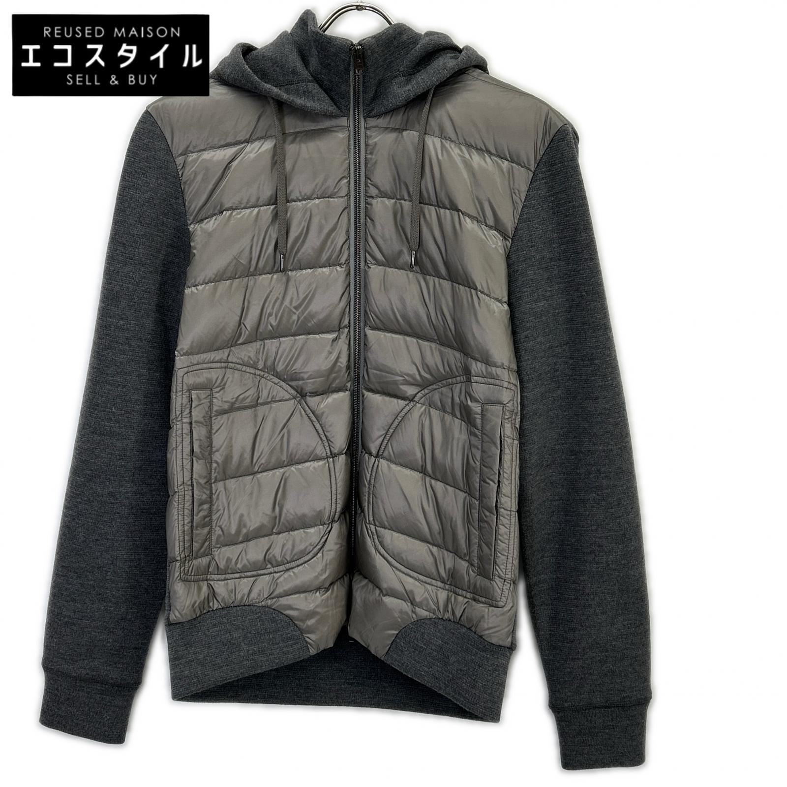 HERNO Herno JP003UR Water-repellent Nylon Light Down Hybrid Hooded Blouson Jacket 46 Men's