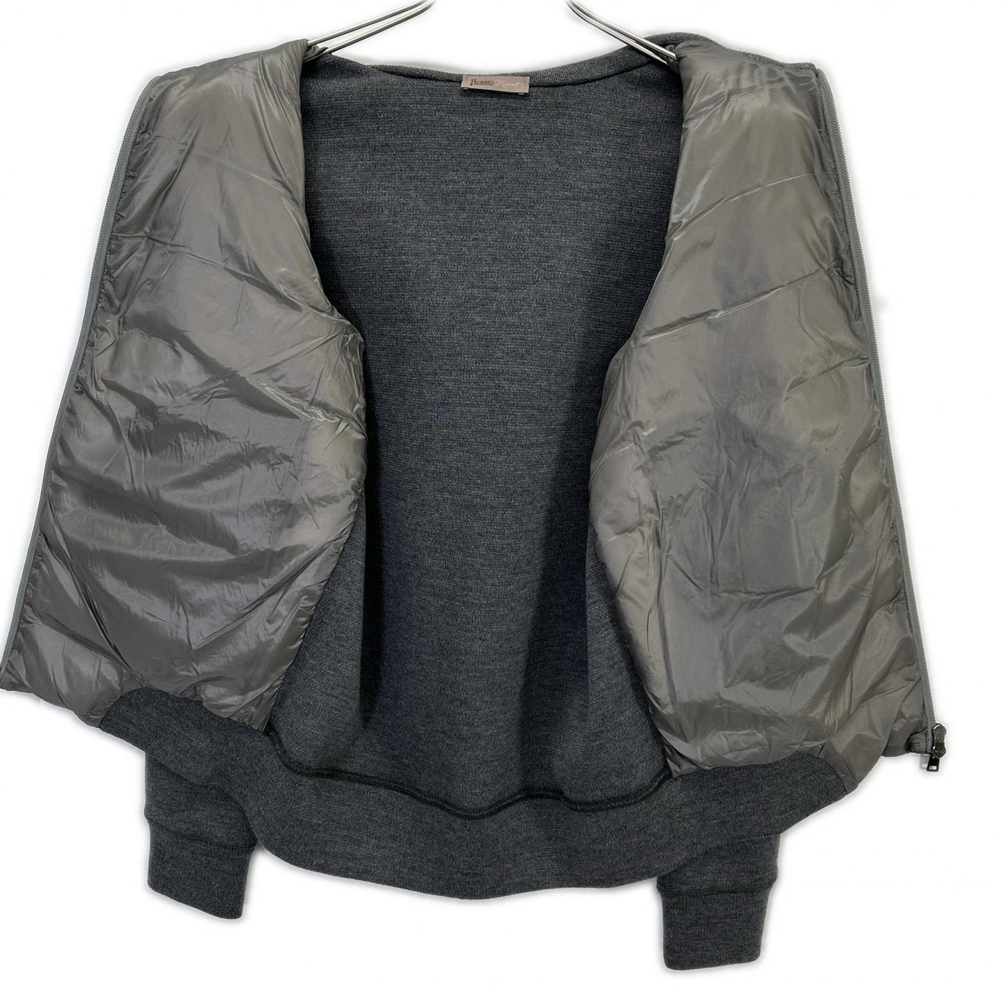 HERNO Herno JP003UR Water-repellent Nylon Light Down Hybrid Hooded Blouson Jacket 46 Men's