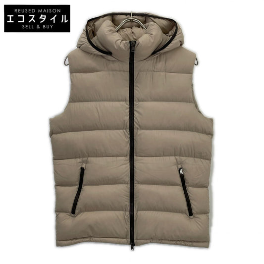 HERNO Herno PI0767U Water-Repellent Matte Nylon Hooded Down Vest Vest 48 Men's