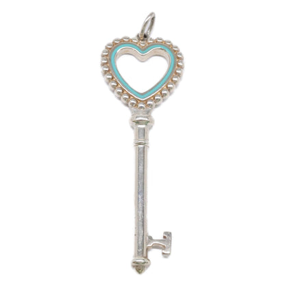 TIFFANY&Co. ティファニー AG925 ティファニーブルー ラージ ビーズ ハート ペンダントトップ