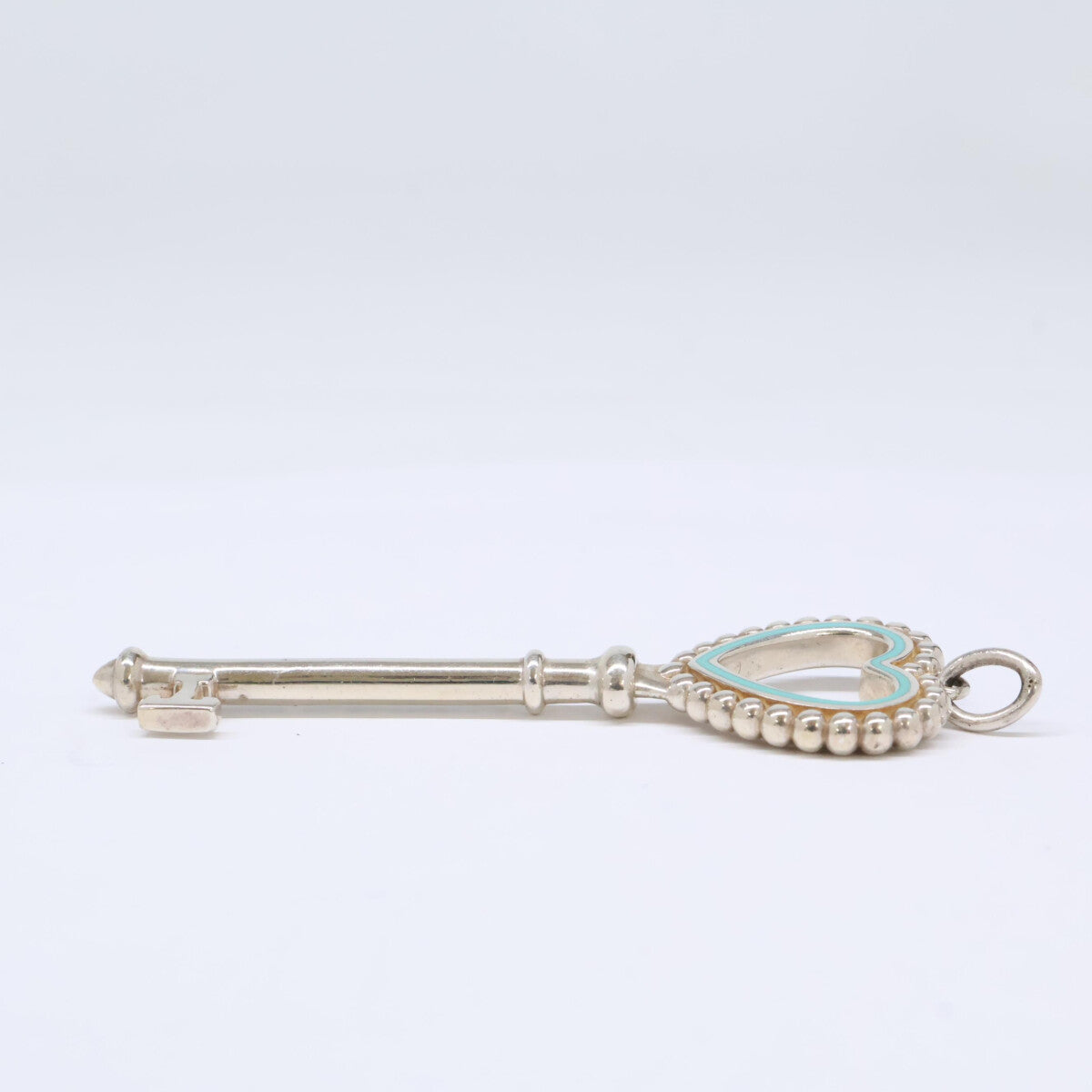 TIFFANY&Co. ティファニー AG925 ティファニーブルー ラージ ビーズ ハート ペンダントトップ