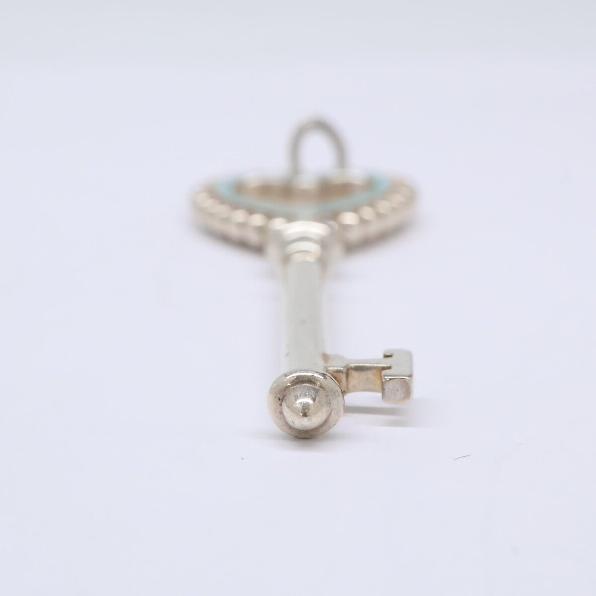 TIFFANY&Co. ティファニー AG925 ティファニーブルー ラージ ビーズ ハート ペンダントトップ