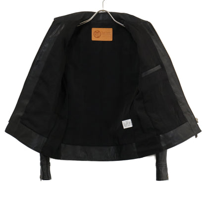 TENJIN WORKS 天神ワークス 【美品】JS02BK Single Collar Jacket レザー シングルカラージャケット ジャケット