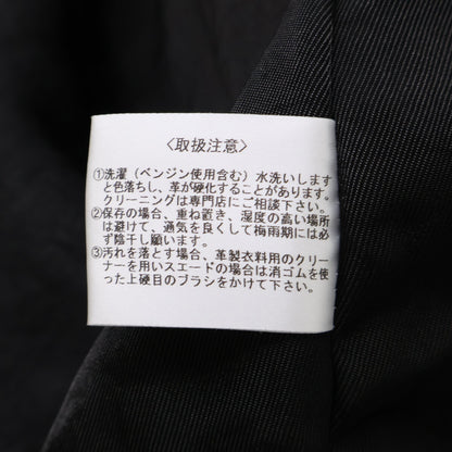 TENJIN WORKS 天神ワークス 【美品】JS02BK Single Collar Jacket レザー シングルカラージャケット ジャケット