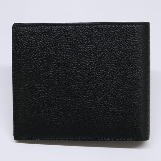[Like new] 594549 Cash Square Folded Grained Calfskin Square Folded Wallet Bifold Wallet (without coin purse) Men's