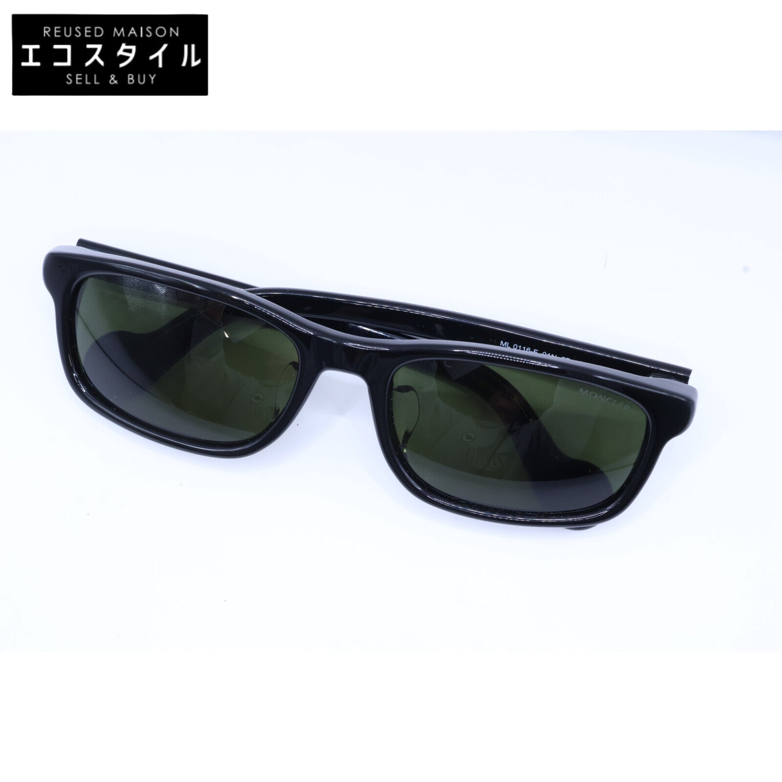 MONCLER 盟可睐 【美品】ML0116-F 01N 方框太阳镜