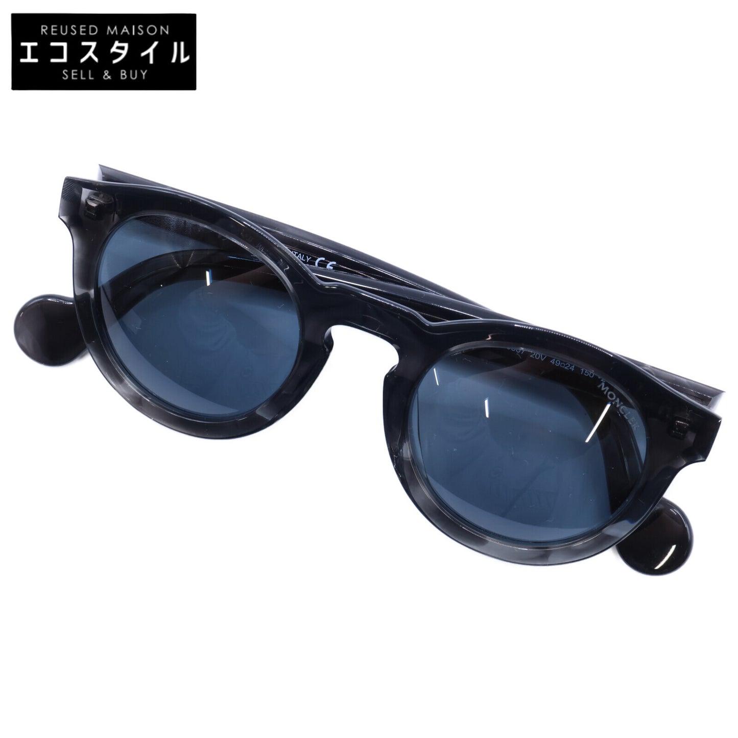 【美品】ML0007 20V ボストンシェイプ サングラス 49□24 150 メンズ