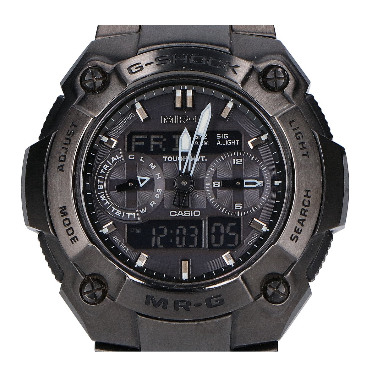 G-SHOCK G-SHOCK MRG-7700B-1AJF 钛金属 电子指针双显 太阳能电波手表