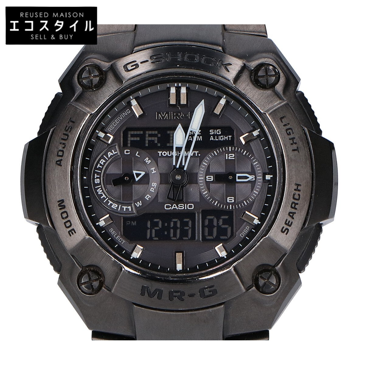 G-SHOCK G-SHOCK MRG-7700B-1AJF 钛金属 电子指针双显 太阳能电波手表