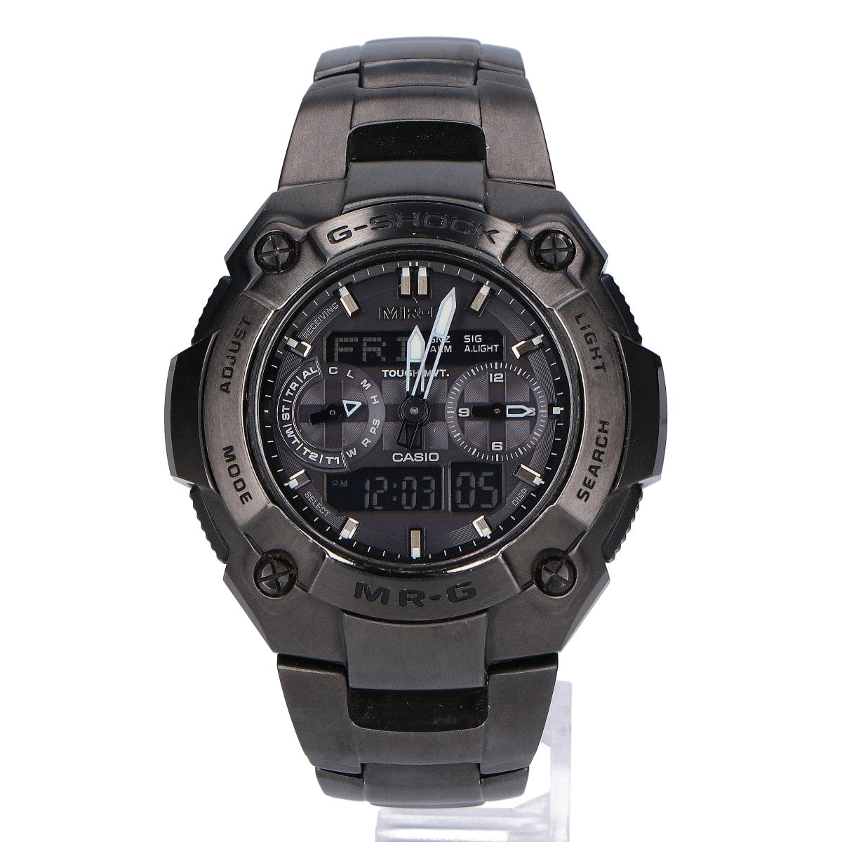 G-SHOCK G-SHOCK MRG-7700B-1AJF 钛金属 电子指针双显 太阳能电波手表