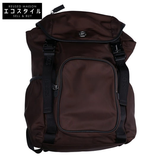 HUGO BOSS ヒューゴボス 【美品】50516809 Double B モノグラム ツイル バックパック リュック バックパック