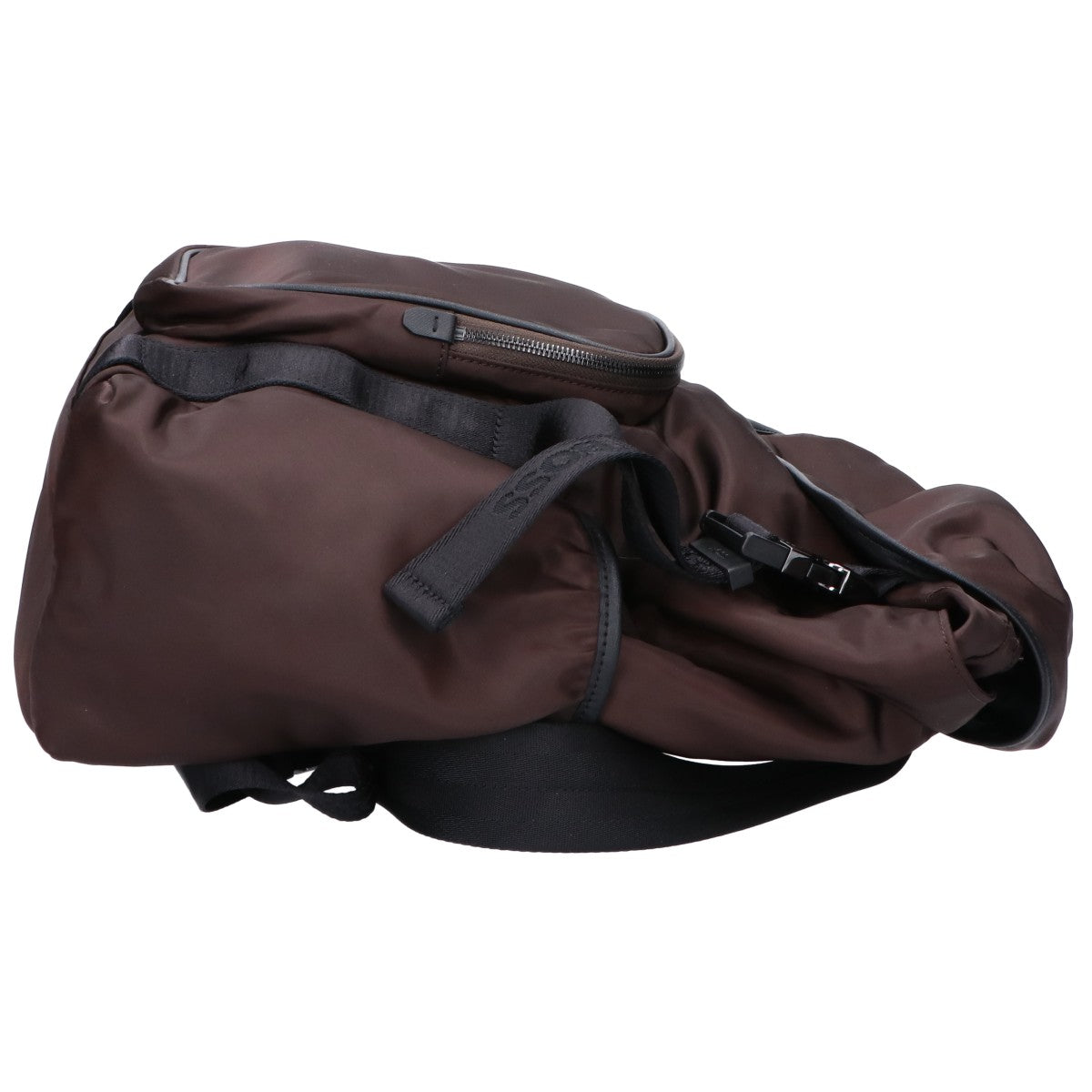 HUGOBOSS ヒューゴボス 【美品】50516809 Double B モノグラム ツイル バックパック リュック バックパック