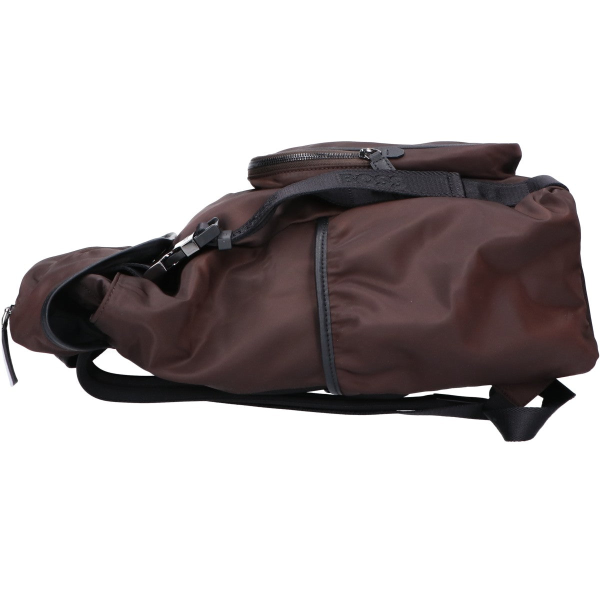 HUGOBOSS ヒューゴボス 【美品】50516809 Double B モノグラム ツイル バックパック リュック バックパック