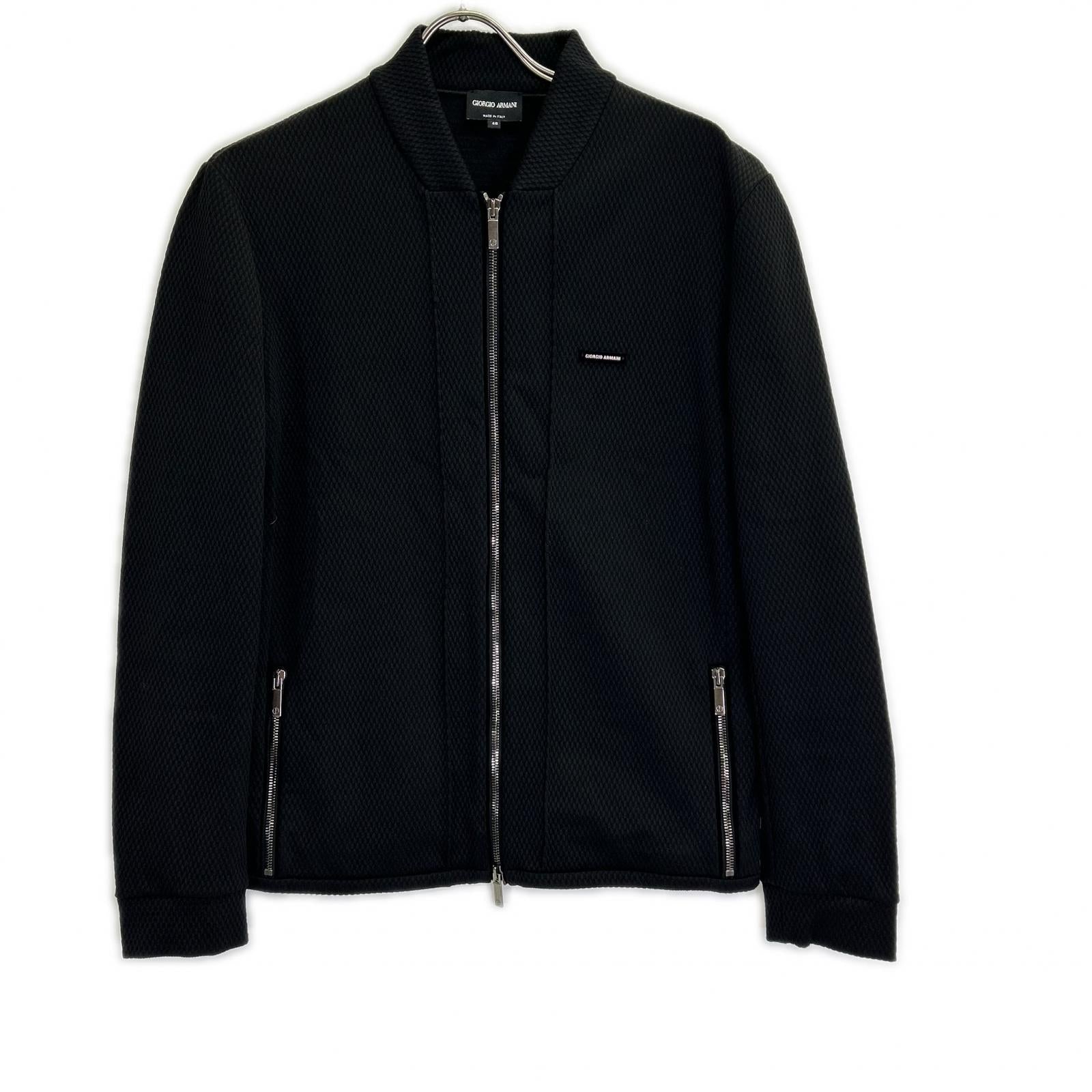 GIORGIO ARMANI ジョルジオアルマーニ 6GSB73 SJPPZ ジップアップストレッチブルゾン トップス