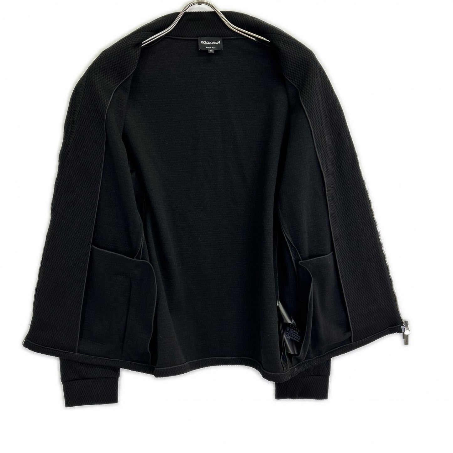 GIORGIO ARMANI ジョルジオアルマーニ 6GSB73 SJPPZ ジップアップストレッチブルゾン トップス