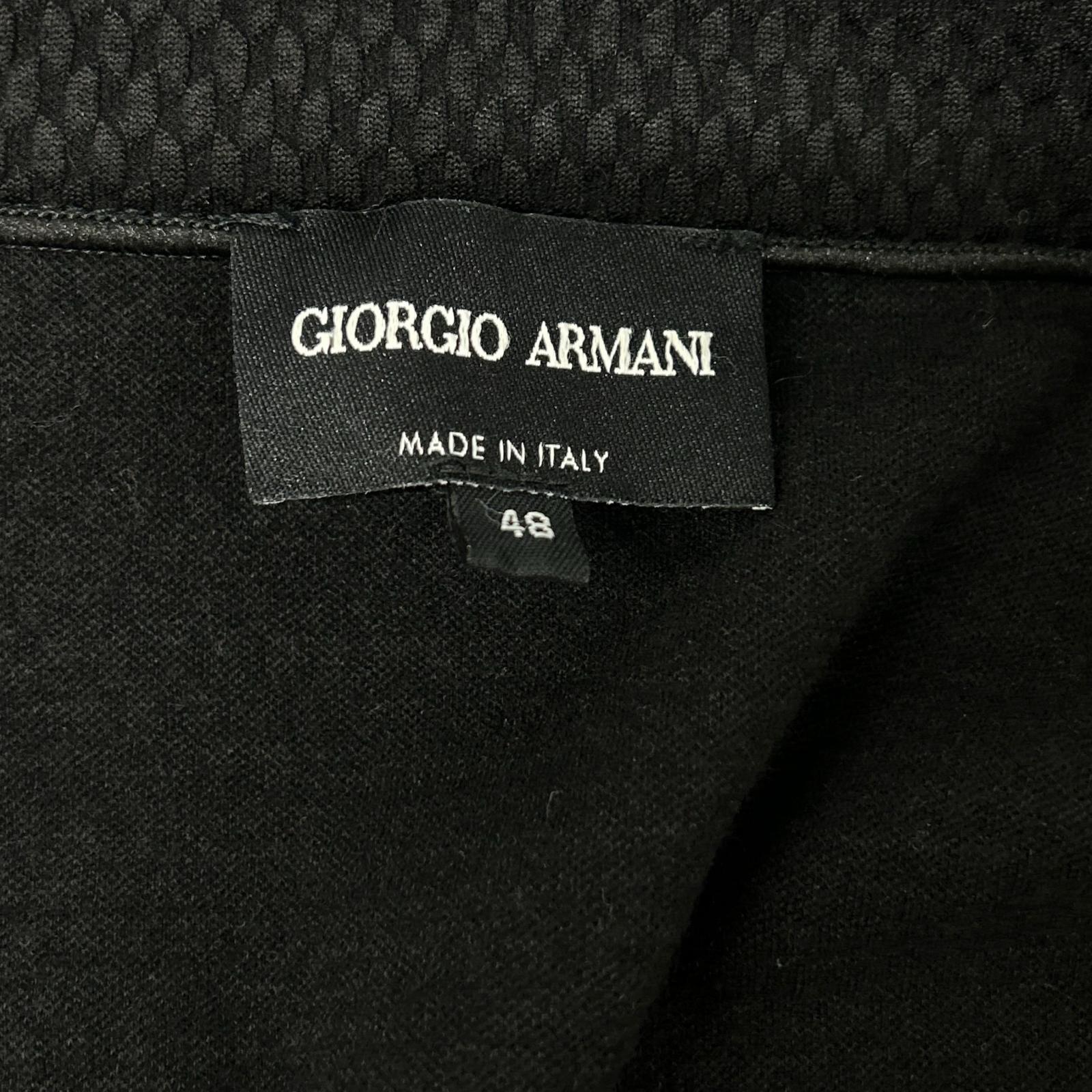 GIORGIO ARMANI ジョルジオアルマーニ 6GSB73 SJPPZ ジップアップストレッチブルゾン トップス