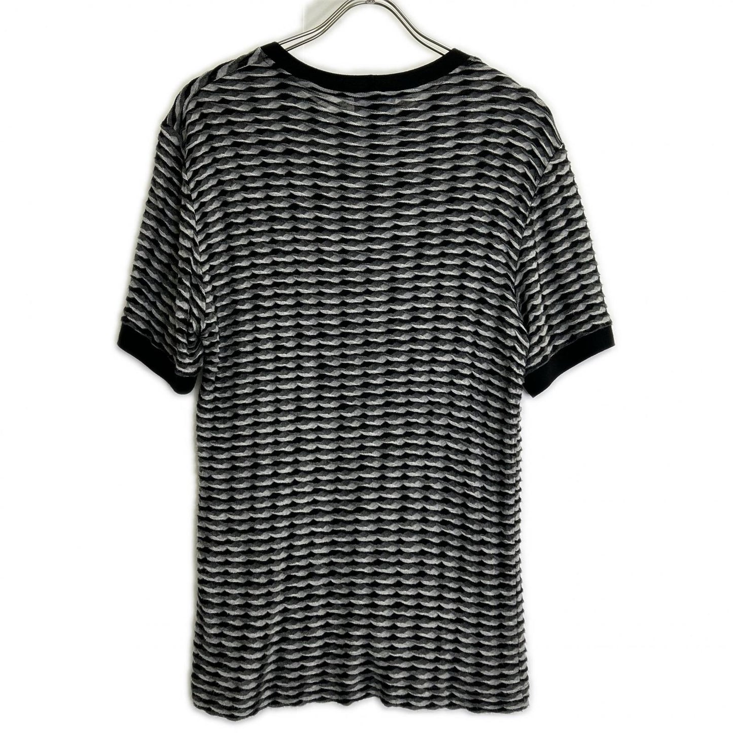 GIORGIO ARMANI ジョルジオアルマーニ 6GSM63 SJGDZ ストレッチ総柄半袖Tシャツ トップス