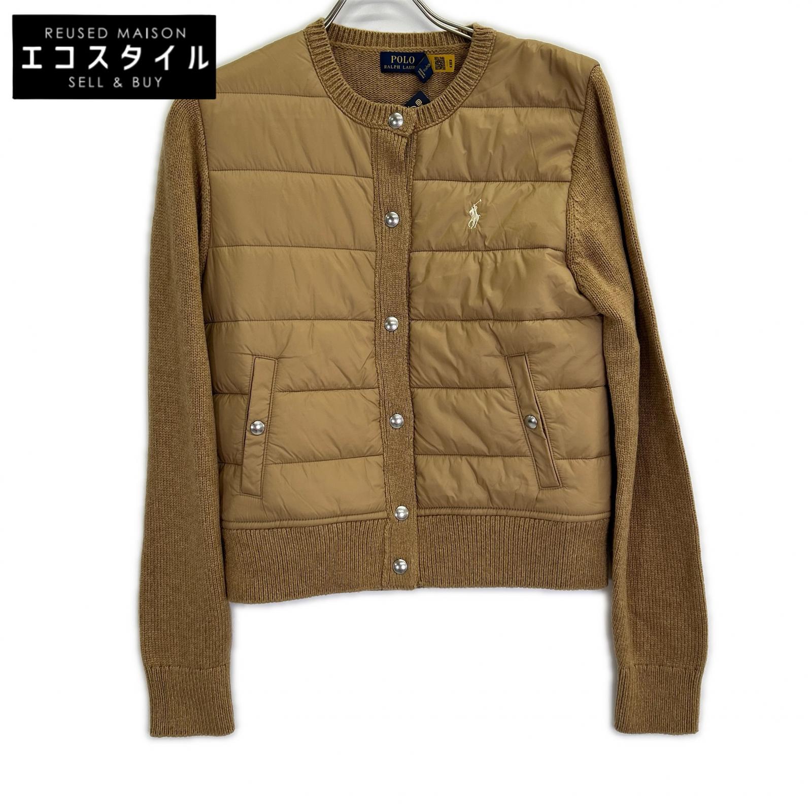 POLO RALPH LAUREN 保罗·拉尔夫·劳伦 WMPOSWENDW20342 羊绒混纺针织拼接羽绒开衫 上衣