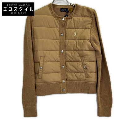 POLO RALPH LAUREN 保罗·拉尔夫·劳伦 WMPOSWENDW20342 羊绒混纺针织拼接羽绒开衫 上衣