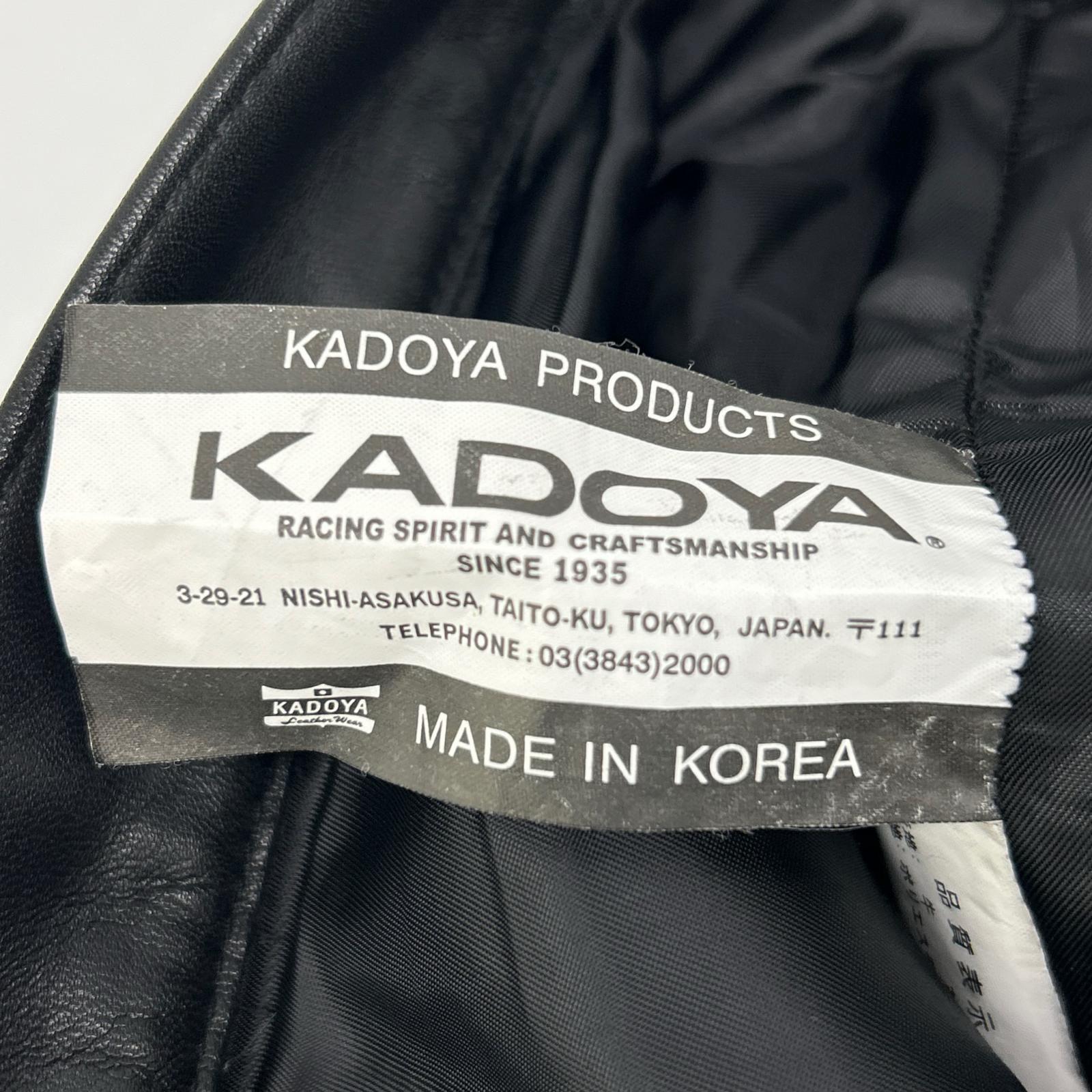 KADOYA 卡多屋 KHXST-013 黑色 皮裤 下装