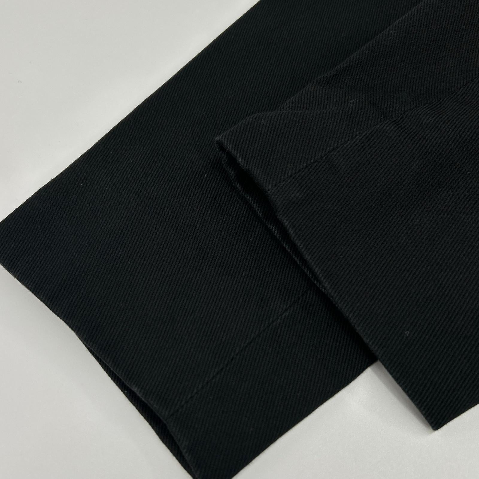 FRED PERRY 弗莱德·派瑞 黑色斜纹拉链大衣