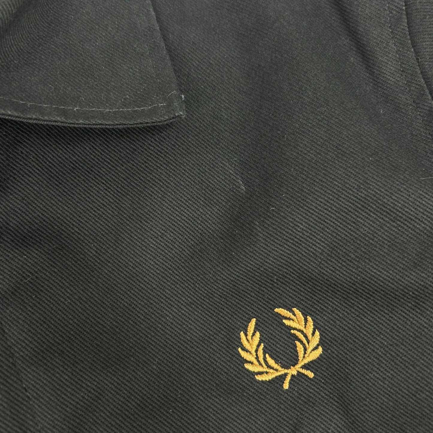 FRED PERRY フレッドペリー ブラック Twill Zip-Through Mac コート コート