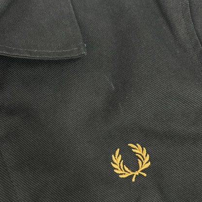 FRED PERRY フレッドペリー ブラック Twill Zip-Through Mac コート コート