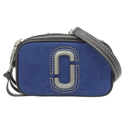 MARC JACOBS マーク ジェイコブス 新品同様 ザ デニム チェーン スナップショット ショルダーバッグ レディース ブルー 2F4HCR027H05 473 ショルダーバッグ
