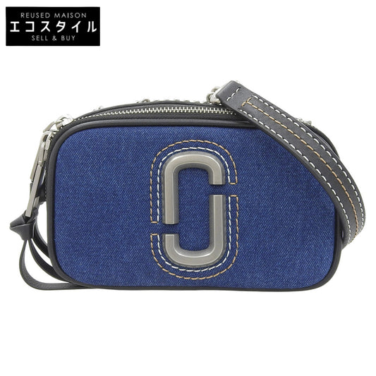 MARC JACOBS The Denim Chain Snapshot Shoulder Bag Blue 2F4HCR027H05 473 Shoulder Bag (New condition)