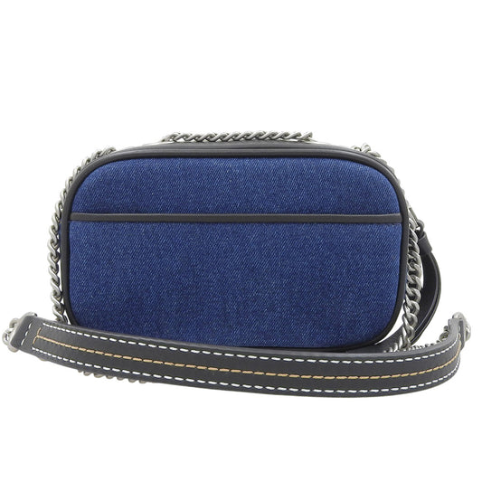 MARC JACOBS The Denim Chain Snapshot Shoulder Bag Blue 2F4HCR027H05 473 Shoulder Bag (New condition)