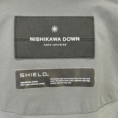 nano universe ナノユニバース 668-1214001 グレー NISHIKAWA DOWN ダウンジャケット ジャケット