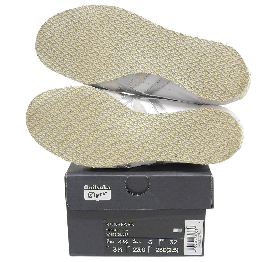 onitsuka tiger オニツカタイガー 美品 Mexico Runsparkランスパークスニーカー シューズ レディース ホワイト 23cm 1183B480 シューズ
