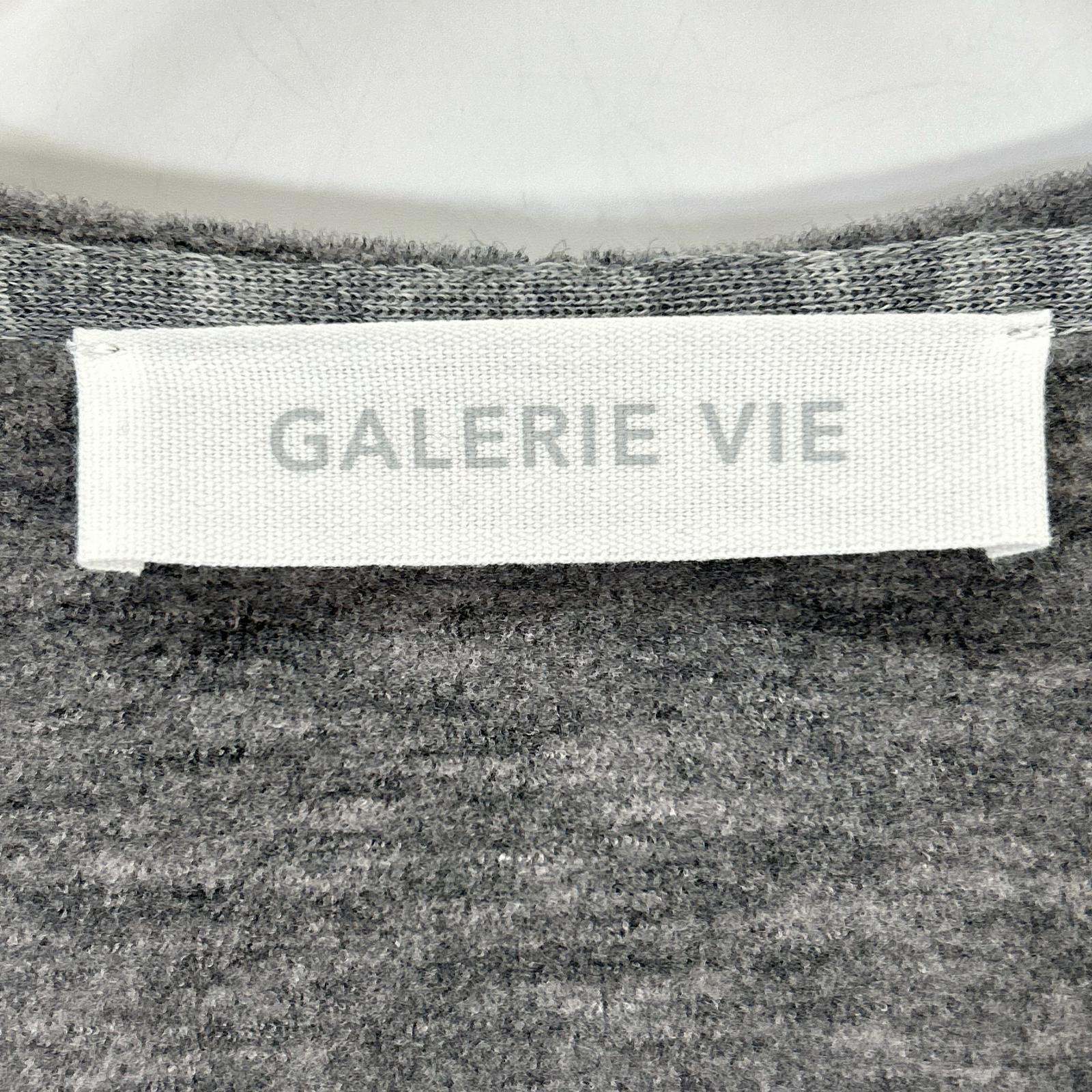 GALERIE VIE ギャルリーヴィー 23081408336 グレー ウォッシャブルウールジャージー フーデッドコート コート