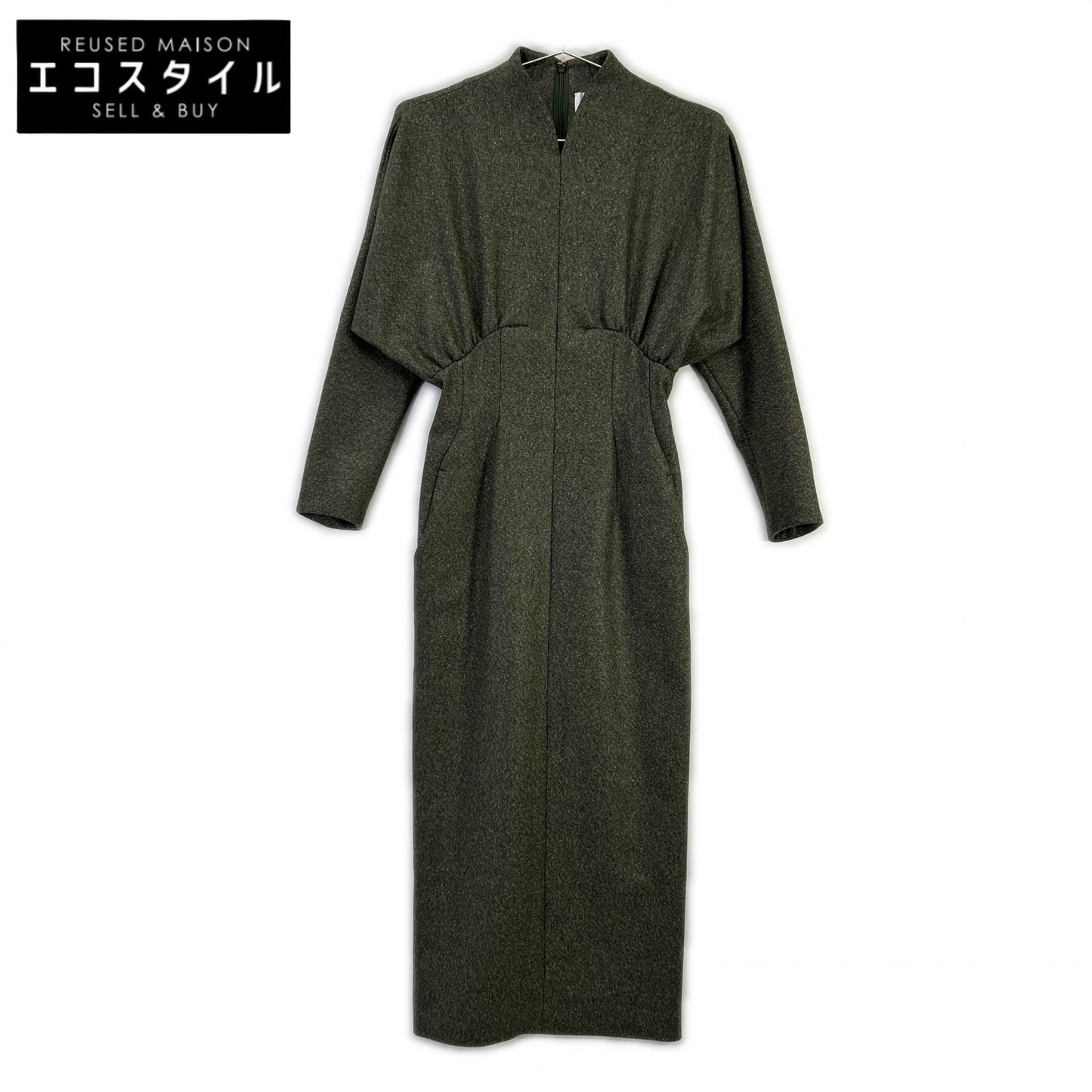 NM22FW-DR052 混色法兰绒连衣裙 女式 1