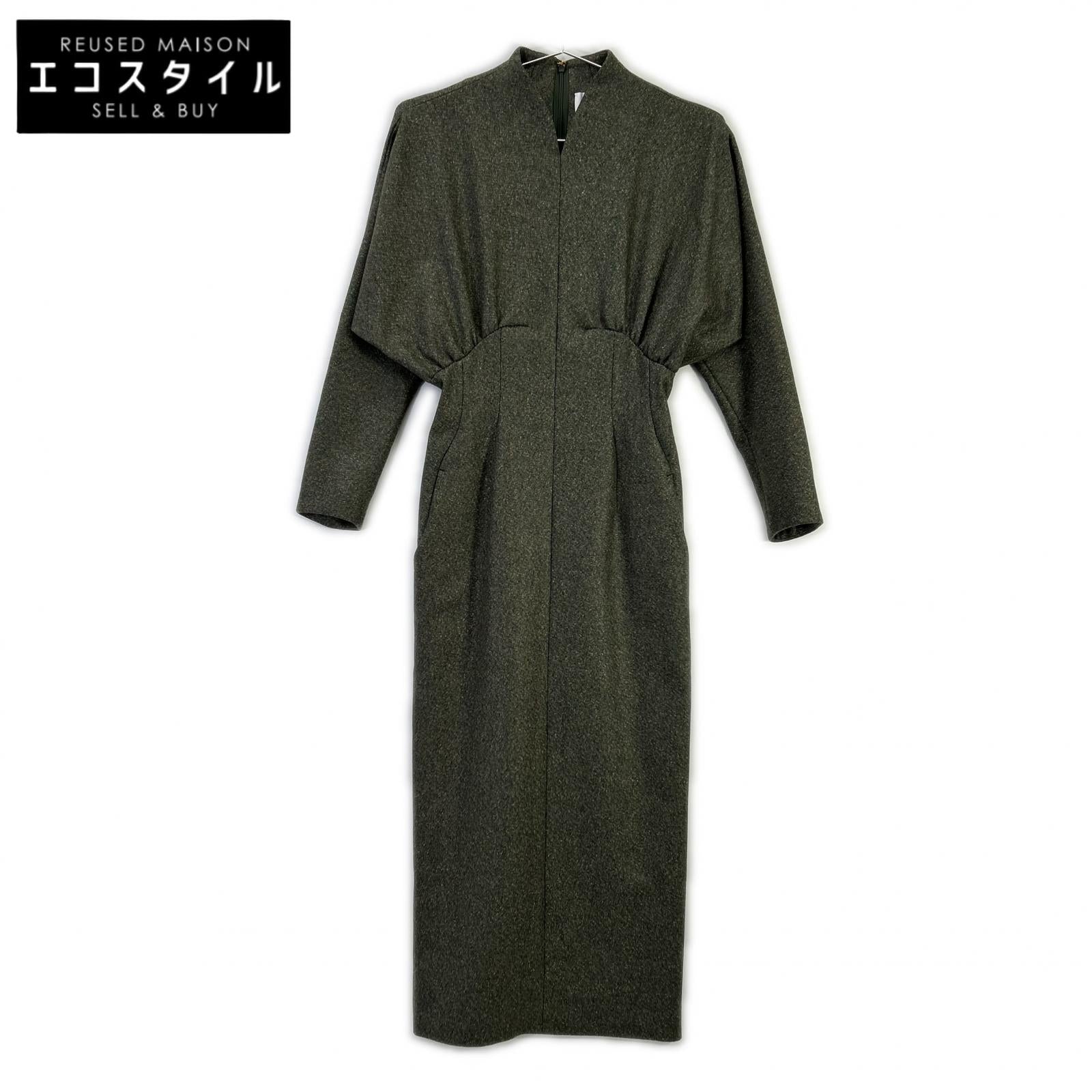 NM22FW-DR052 混色法兰绒连衣裙 女式 1