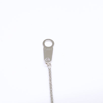 美品 Pt900血赤珊瑚ｽｸｴｱﾍﾟﾝﾀﾞﾝﾄﾍｯﾄﾞPt850ﾁｪｰﾝﾈｯｸﾚｽ 3.2g ネックレス レディース