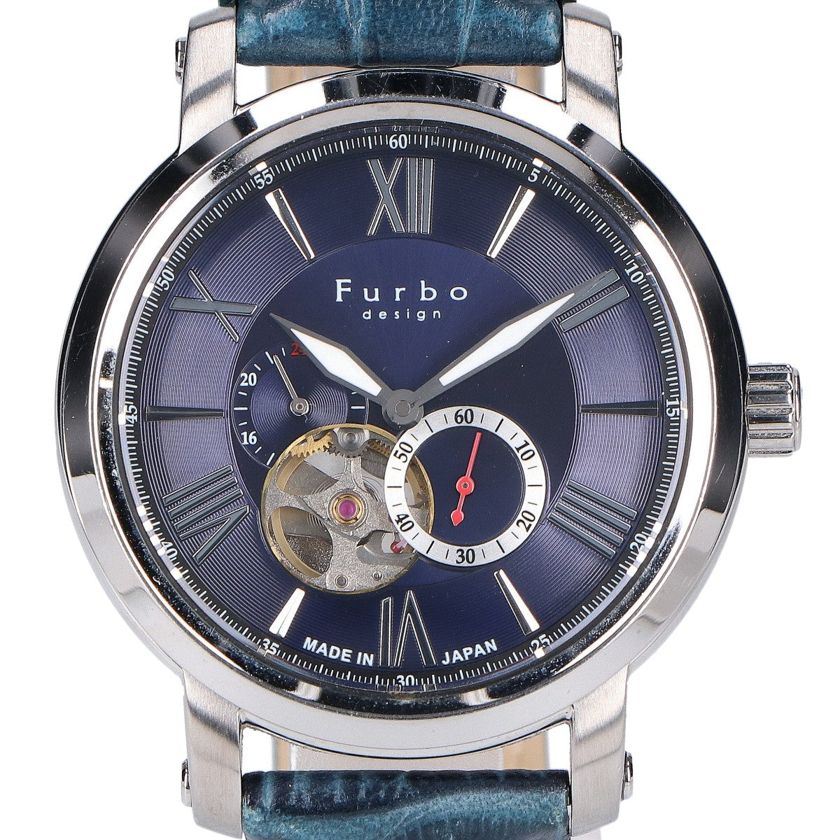 Furbo ファーボ F5026SBLBL スケルトン 自動巻き 腕時計
