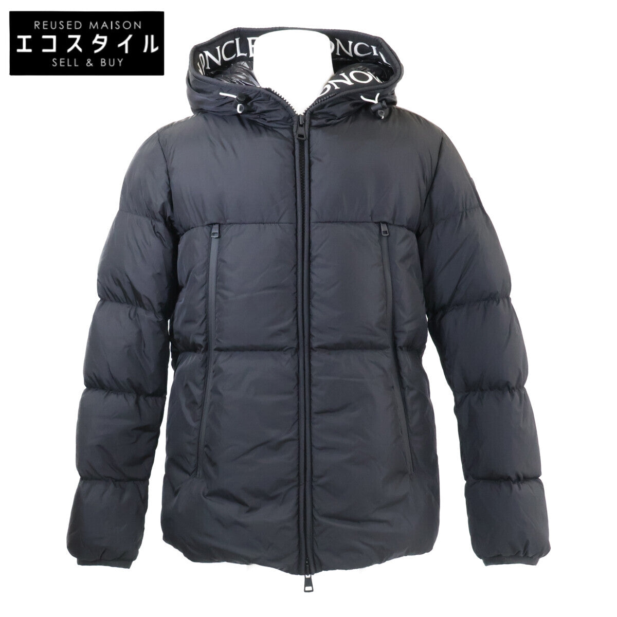 MONCLER 盟可睐 【美品】MONTCLA 蒙克拉 内侧徽标刺绣罗缎带连帽羽绒服 夹克