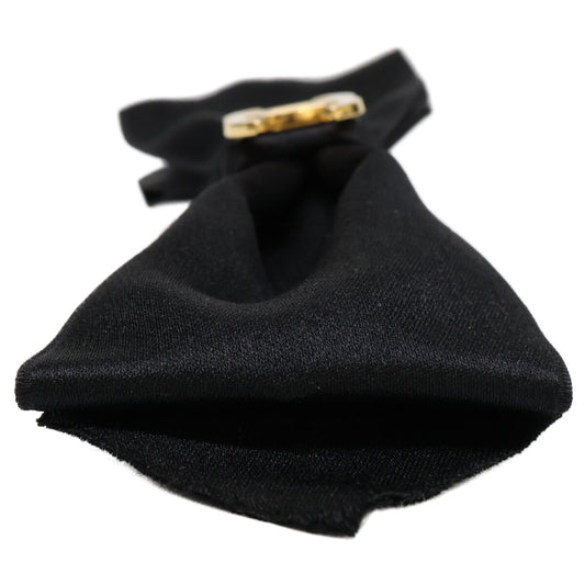 CHANEL シャネル ココマークリボンサテンバレッタ ヘアアクセサリー